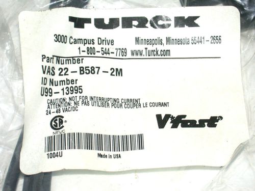 BRAND NEW TURCK VFAST CABLE VAS -B587-2M