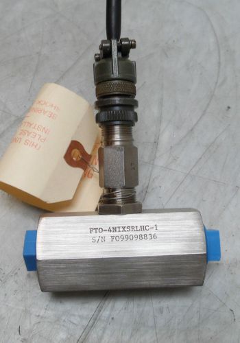 New flow technology turbine flow meter, # fto-4nixsrlhc-1, warranty for sale