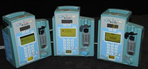 Lot of 3 Alaris 7130B 7130E Single Volumetric Infusion Pumps Free Shipping!