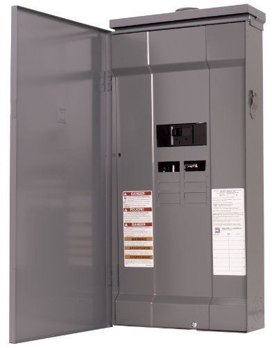 Square d homeline hom816m200ftrb 200-amp 8/16 outdoor main breaker load center for sale