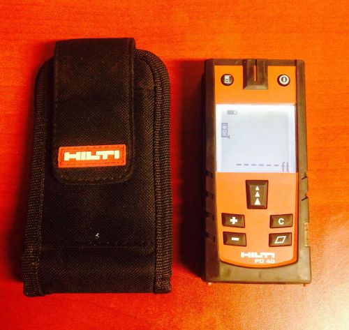 Hilti PD 40 Laser Range Meter with Case