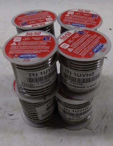 Lot of 8 Worthington Leaded Solder 8lbs. 333737