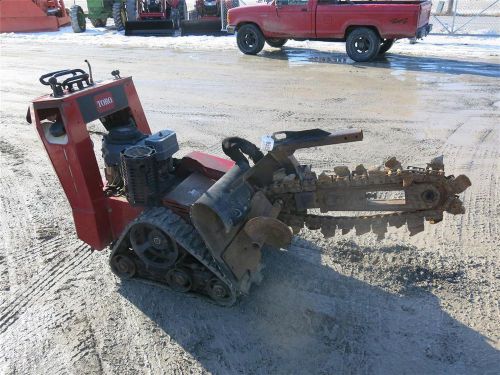 TORO TRX-15 WALK BEHIND TRACKED TRENCHER, 15 HP KAWASAKI ENGINE, 3&#039; CUTTER BAR