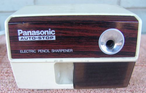 Panasonic Auto-Stop Electric Pencil Sharpener KP-110 Tested Works Great