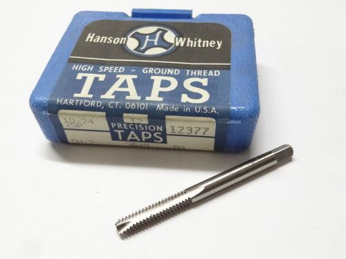 3 new HANSON WHITNEY 10-24 UNC H2 GH-2 2FL Bottoming HSS Spiral Point Taps 12377