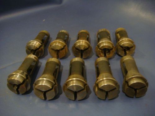 #11 RD COLLET SET 5/32 11/64 9/32 3/8 11/32 5/16 1/8 1/2 13/64 .635&#034; 0223157