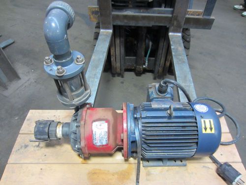 MARCH MFG., INC. Model TE-8K-MD Pump powered by Leeson G151446.60 5 HP Motor