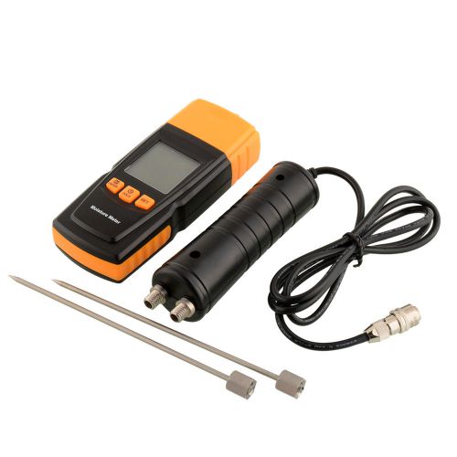 GM620 CE DIGITAL WOOD MOISTURE METER LCD timber DAMP DETECTOR TESTER sensor