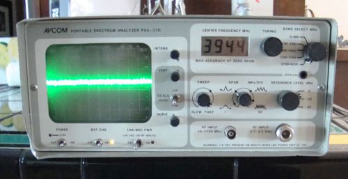 Avcom psa-37d portable spectrum analyzer for sale