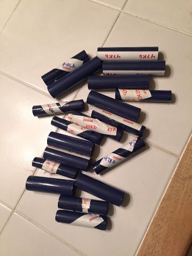 19 rolls Howard Foil for Hot Stamping machine imprint Dk BLUE 47KD Kingsley lot