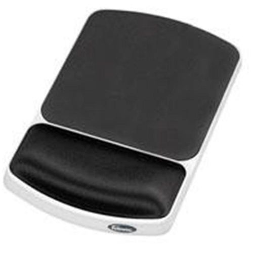 Fellowes Gel Wrist Rest and Mouse Pad - Graphite/Platinum