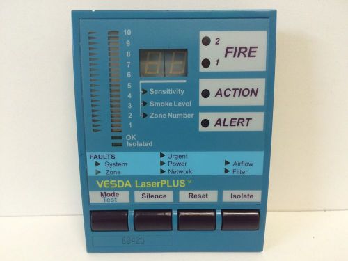 GUARANTEED VESDA VLP-002 LASERPLUS SMOKE DETECTOR DISPLAY PROCESSOR 19045 REV.00