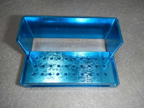 Blue Dental 30 Holes Diamond Burs Tips Block Holder Sterilizing Disinfection