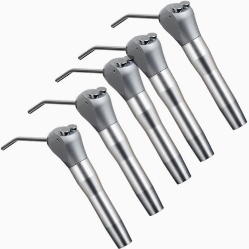 5 x Dental Air Water Spray Triple Syringe 3 Way Handpiece w/ Nozzles Tips Tubes