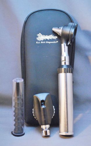 RA Bock Diagnostics Otoscope Kit w True View &amp; Leatherette Pouch - EW1278