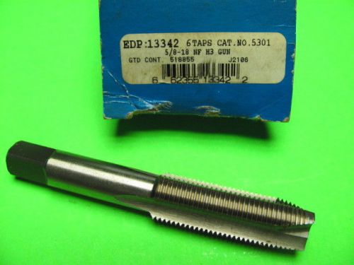 1 NEW GREENFIELD  GTD 5/8-18 NF H3 GUN HAND TAP 13342