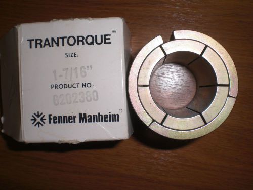 FENNER TRANTORQUE 6202380 KEYLESS BUSHING, 1 7/16&#034; SHAFT DIAM. 2 3/8&#034; OD