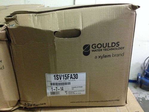 Goulds 1sv15fa30 15 stg esv ss vertical water pump liquid end grundfos cr1 cr 1 for sale