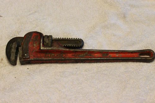 Ridgid 14&#034;  Pipe Wrench Heavy Duty USA Plumbing Ridge Tool Company