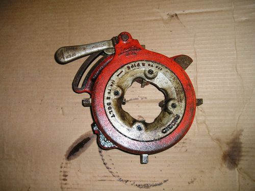 RIDGID PIPE DIE HEAD 811A UNIVERSAL 1-2  inch NPT  Dies Included  good