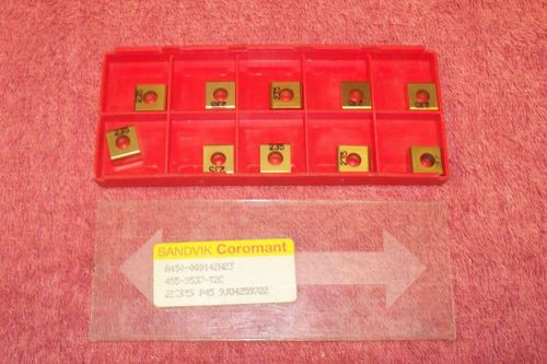 SANDVIK    CARBIDE  INSERTS   A450-009142N23    GRADE  235   PACK OF 10