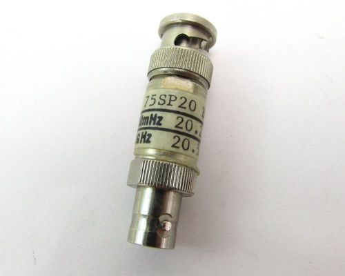 Alan 75SP20 Attenuator BNC/M - BNC/F 30mHz @ 20.2dB, 1GHz @ 20.5dB