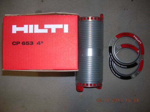 Hilti cp 653 4&#034; firestop sleeve--msrp $223!--brand new with free shipping! for sale