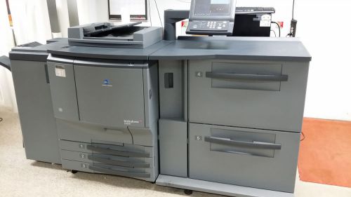 Konica minolta bizhub pro c6500 copier printer scanner booklet finisher and lct for sale