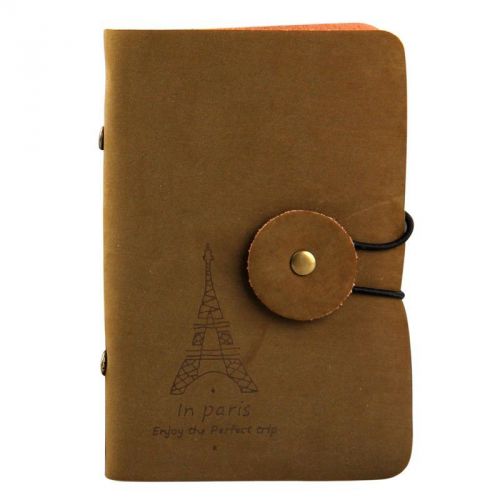 VN Credit Card Holder Cover Wallet Name ID Card Holder Flip Design Brown