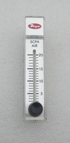 Dwyer Air FlowMeter RMA-6-SSV  2-20 SCFH  Several Available