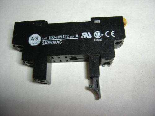 ALLEN BRADLEY 700-HN122 SER A RELAY BASE 2 PORTS