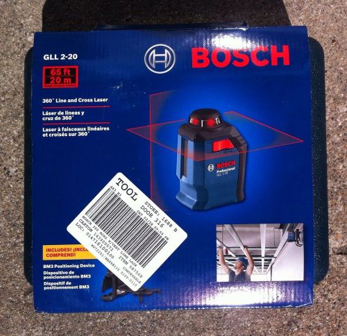 Bosch gll 2-20 360 degree cross laser for sale