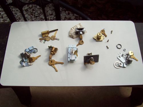 Assorted Lock Cylinder Bundle With Keys Lot #4
