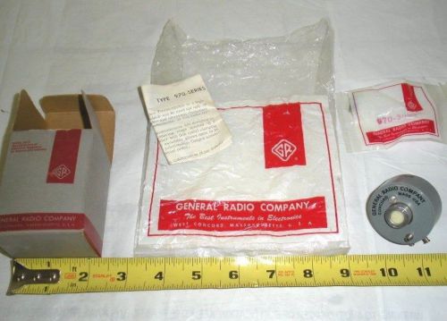 GENERAL RADIO COMPANY 973-P 20,000 ? POTENTIOMETER W/ MANUAL AND ACCESSORIES