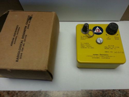 New Jordan Electronics Radiological Dosimeter Charger