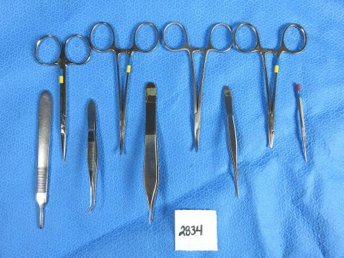 Jarit Ophthalmic Scissors Forceps etc. Lot of (9)