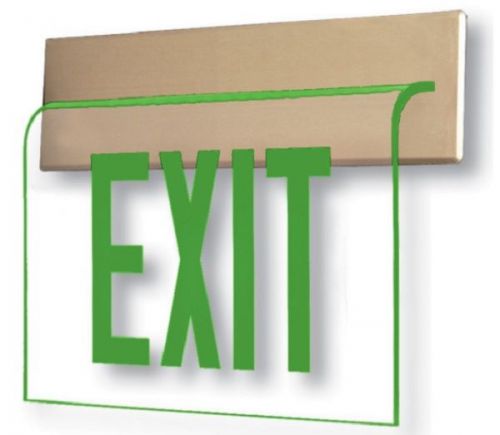 EXITRONIX RECESSED LED EDGELIT EXIT SIGN