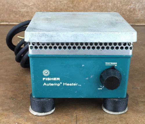 Fisher Scientific Laboratory Hot Plate * Autemp Model 14 * 5.75&#034;x5.75&#034; * Tested