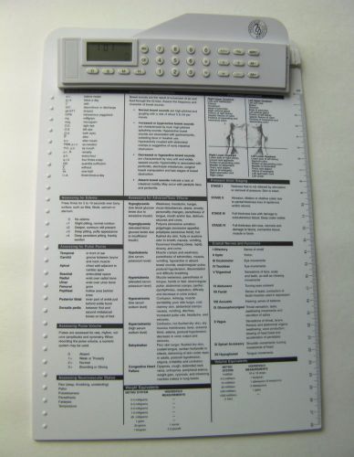 Prestige Medical Nurse Assist Clipboard White Model 3309 9 Inches x 13.5 Inches