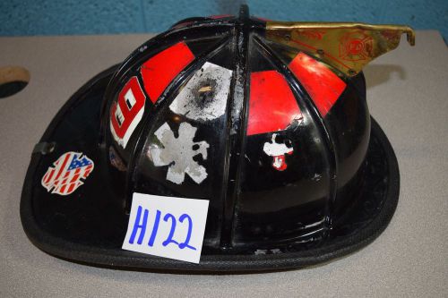 Black Cairns 1010 Helmet Shell Firefighter Turnout Bunker Fire Rescue Gear H122