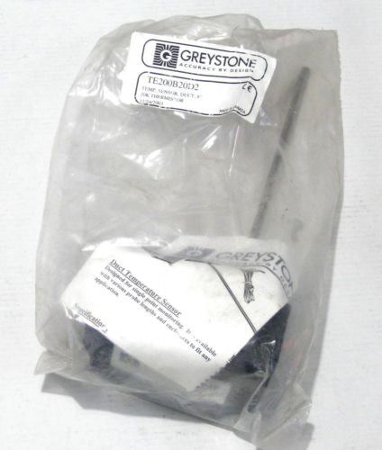 GREYSTONE TE200B20D2 Duct Temp Sensor, 8&#034;, NEW, Old Stock