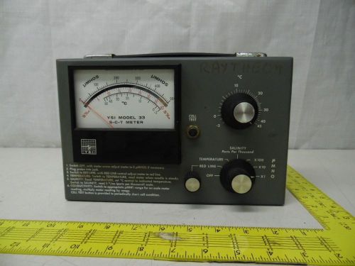 YSI Yellow Spring Model 33 S-C-T Meter