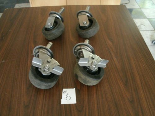 5&#034; Stainless Steel Industrial Grade Caster Wheels &#034;Set Of 4&#034;