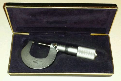 Mitutoyo micrometer no.101-117 (0-1 inch) with case *ships priority insured! for sale