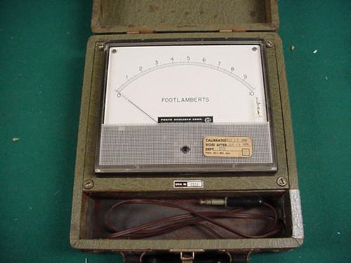 Photo Research Corp. Foot Lamberts Meter