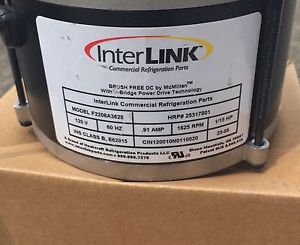 HEATCRAFT/INTERLINK ZWF-50D/HRP#25318001S 1/15 HP ECM EVAPORATOR FAN MOTOR