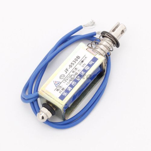 JF-0530B DC12V 300mA 5N/10mm Precise Pull-Push-Type Solenoid Electromagnet