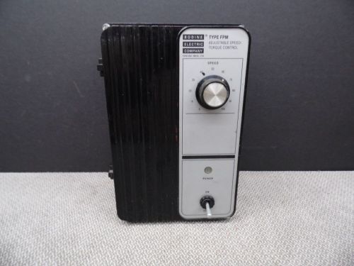 BODINE ELECTRIC MOD 835 SPEED/TORQUE CONTROL TYPE FPM - 30 DAY GUARANTEE