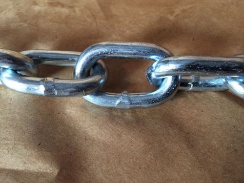 CM Chain,Grade 30,1/4 Size 50 ft.,. Zinc plated
