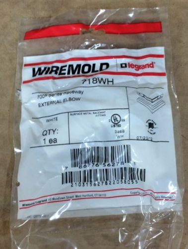 12 Wiremold 718WH  External Elbow 700 Series Raceway White